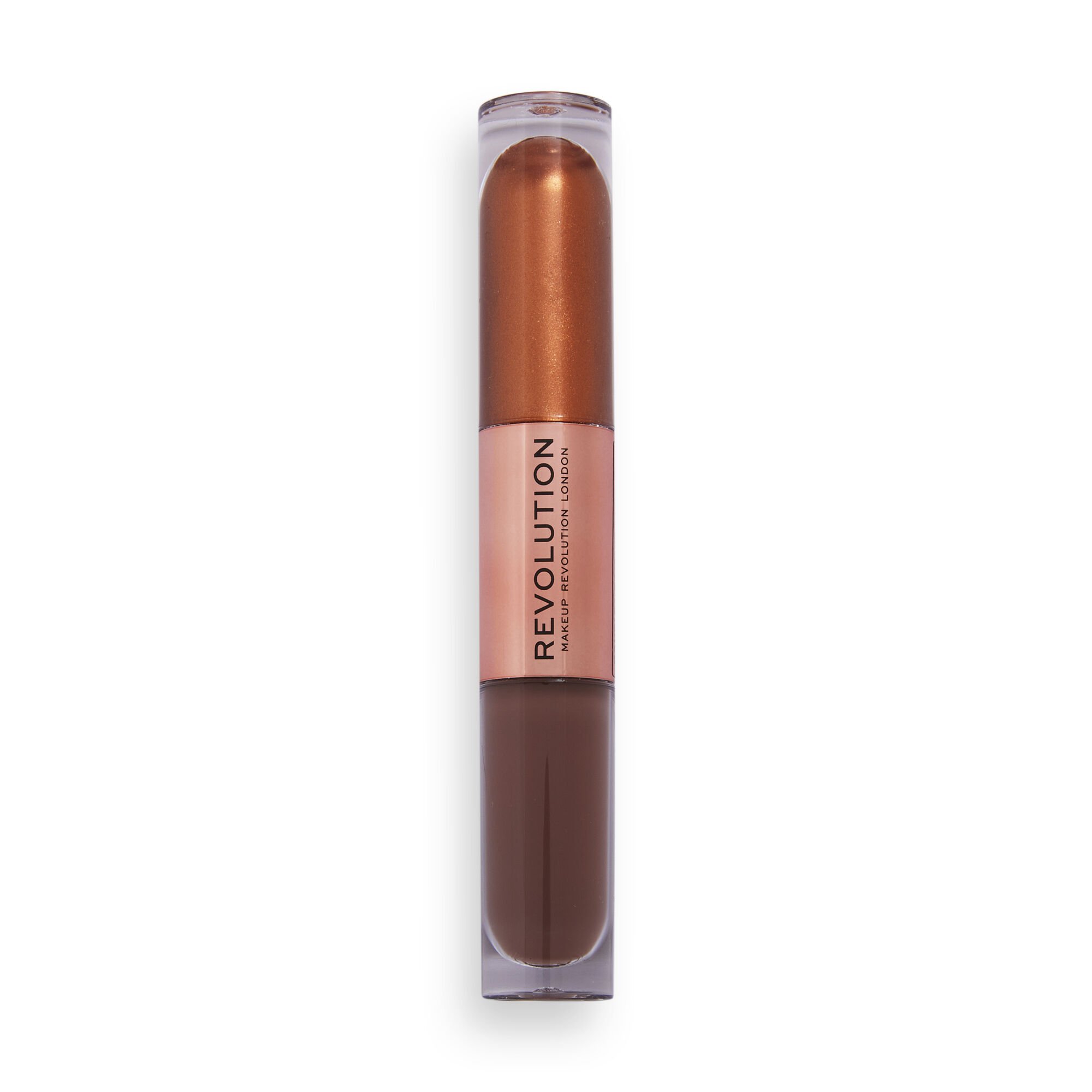 Makeup Revolution Double Up Liquid Eyeshadow Luminous Bronze