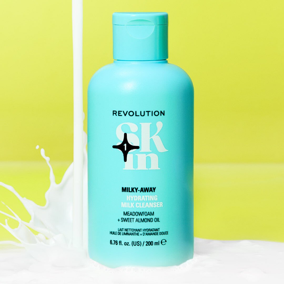 Revolution Skin Milky-Away Meadowfoam & Sweet Almond Oil Hydrating Milk Cleanser