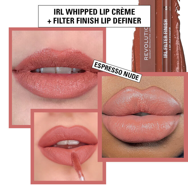 Makeup Revolution IRL Whipped Lip Crème Espresso Nude