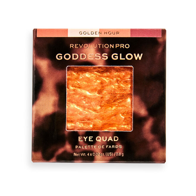 Revolution Pro Goddess Glow Eye Quad Golden Hour Eyeshadow Palette
