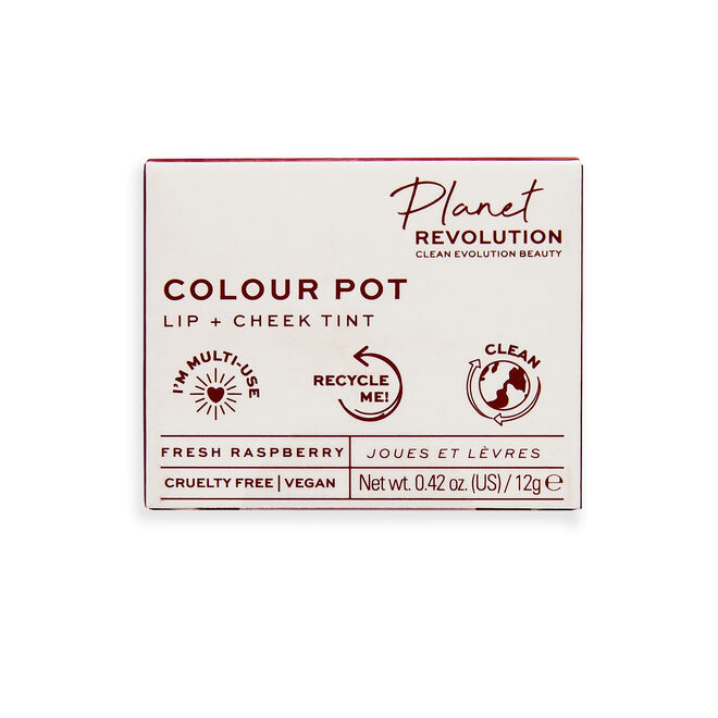 Planet Revolution Colour Pot Lip & Cheek Tint Fresh Raspberry
