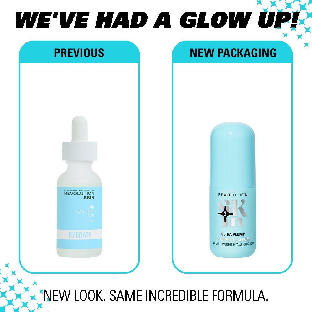 Revolution Skin Ultra Plump Multi-Weight Hyaluronic Acid Hydrating Serum