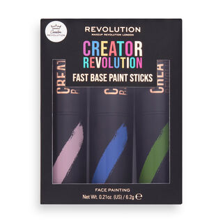 Creator Revolution Fast Base Paint Stick Set Pink, Blue & Green