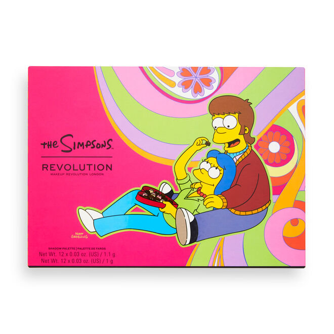 Makeup Revolution The Simpsons Summer of Love Palette Homer And Marge