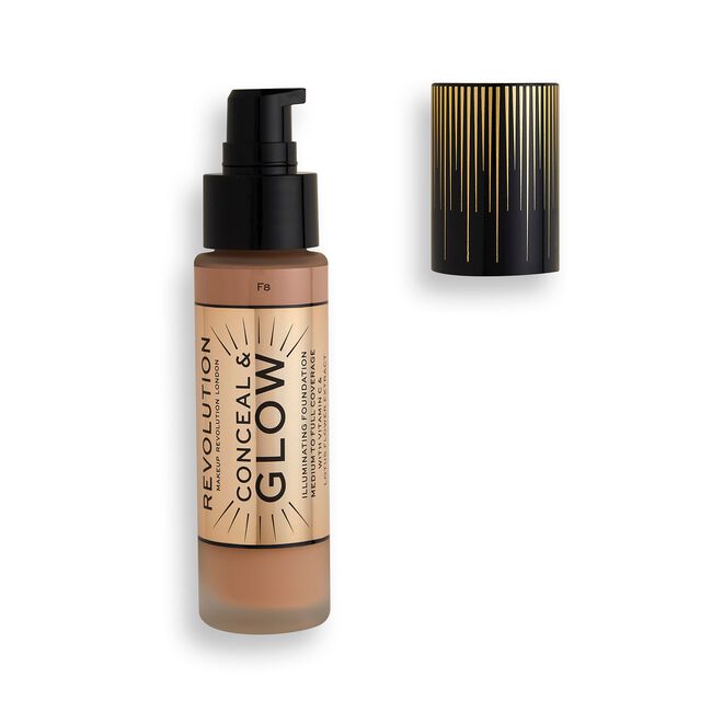 Makeup Revolution Conceal & Glow Foundation F8 (23ml)