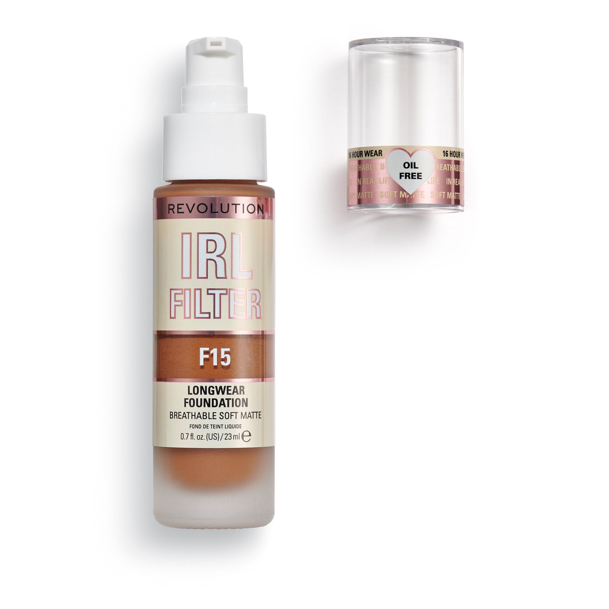 Revolution IRL Filter 16H Longwear Soft Matte Foundation F15