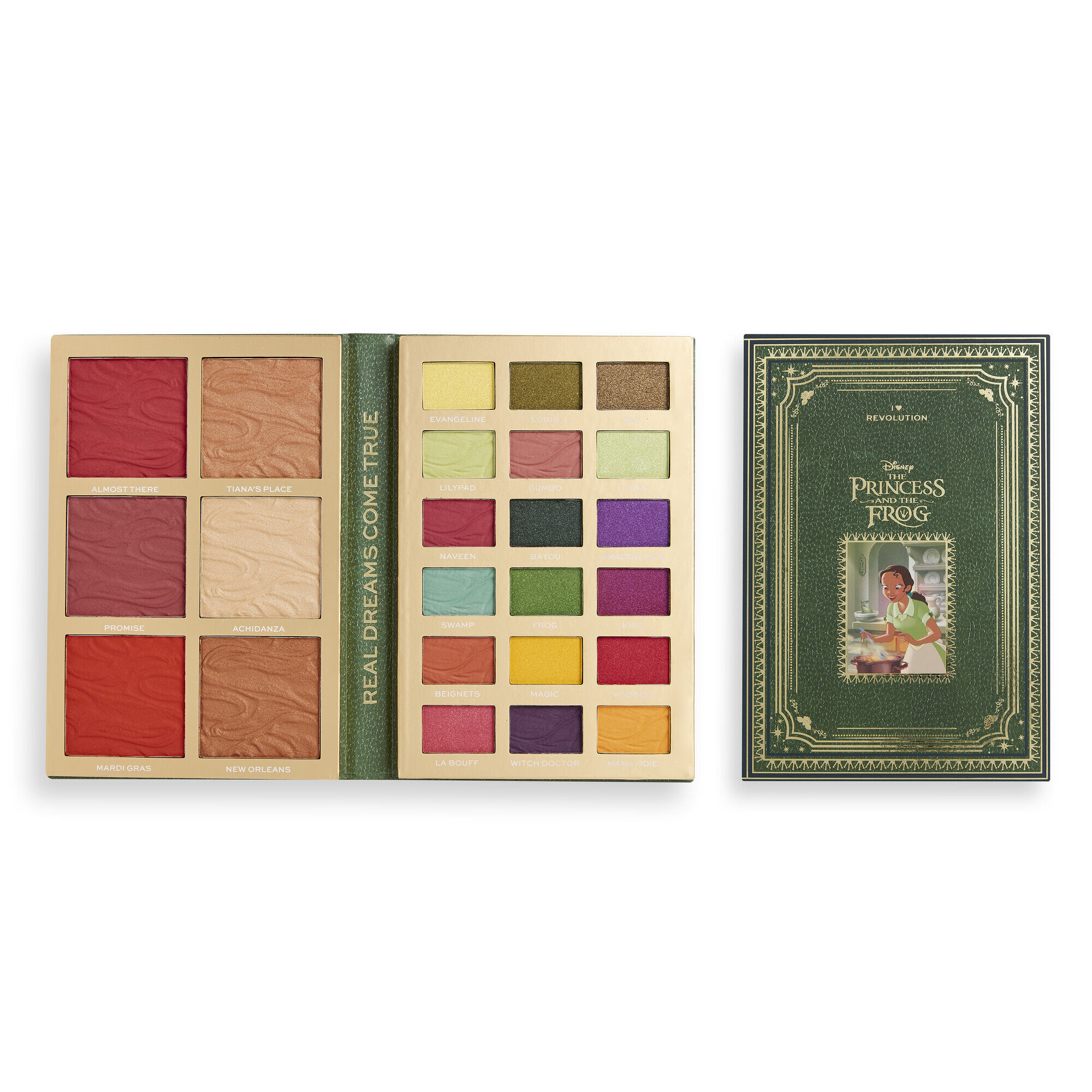 I Heart Revolution Disney Fairytale Books Palette Tiana