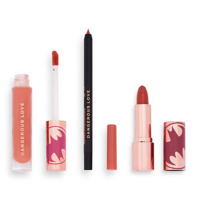 DC™ X Makeup Revolution Dangerous Love Lip Kit