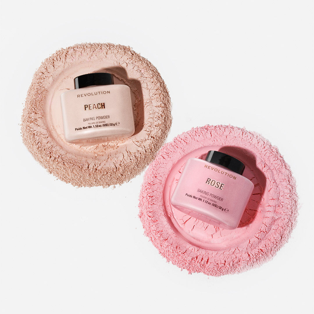 Makeup Revolution Loose Baking Powder Rose