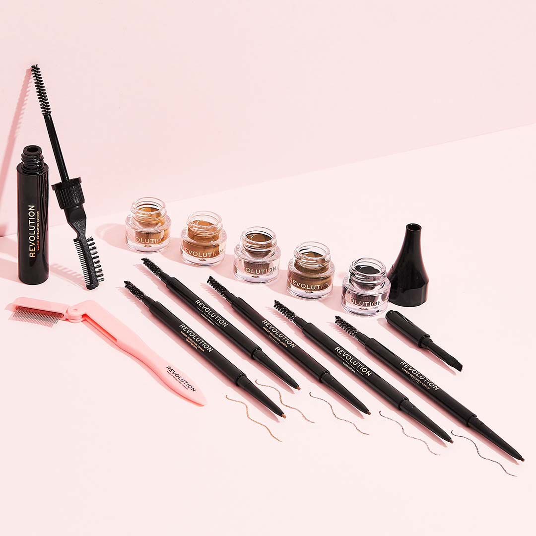 Makeup Revolution Ultra Brow Builder Kit Medium Brown
