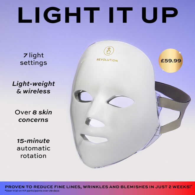Revolution Pro Miracle LED Face Mask | Revolution Beauty