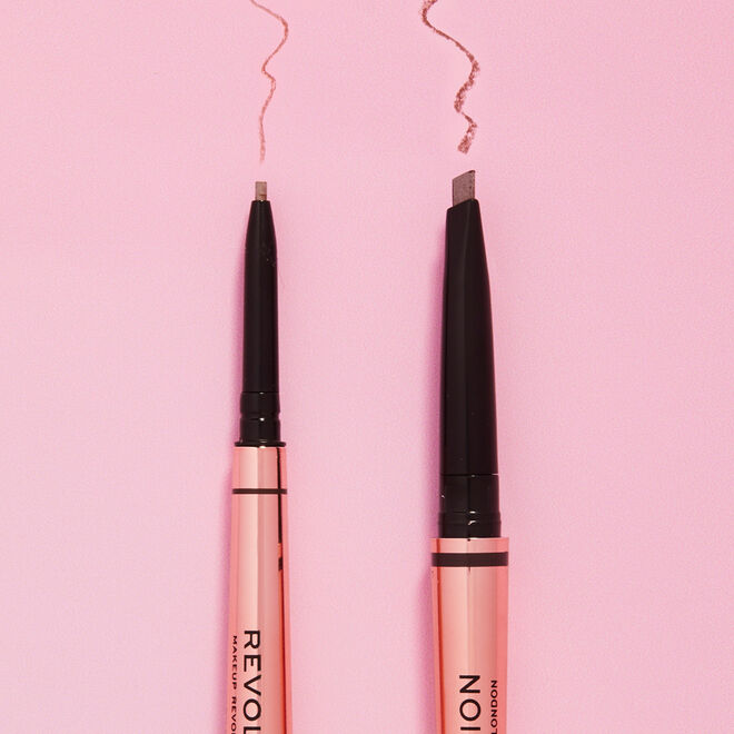 Makeup Revolution Balayage Duo Brow Pencil Ash Brown