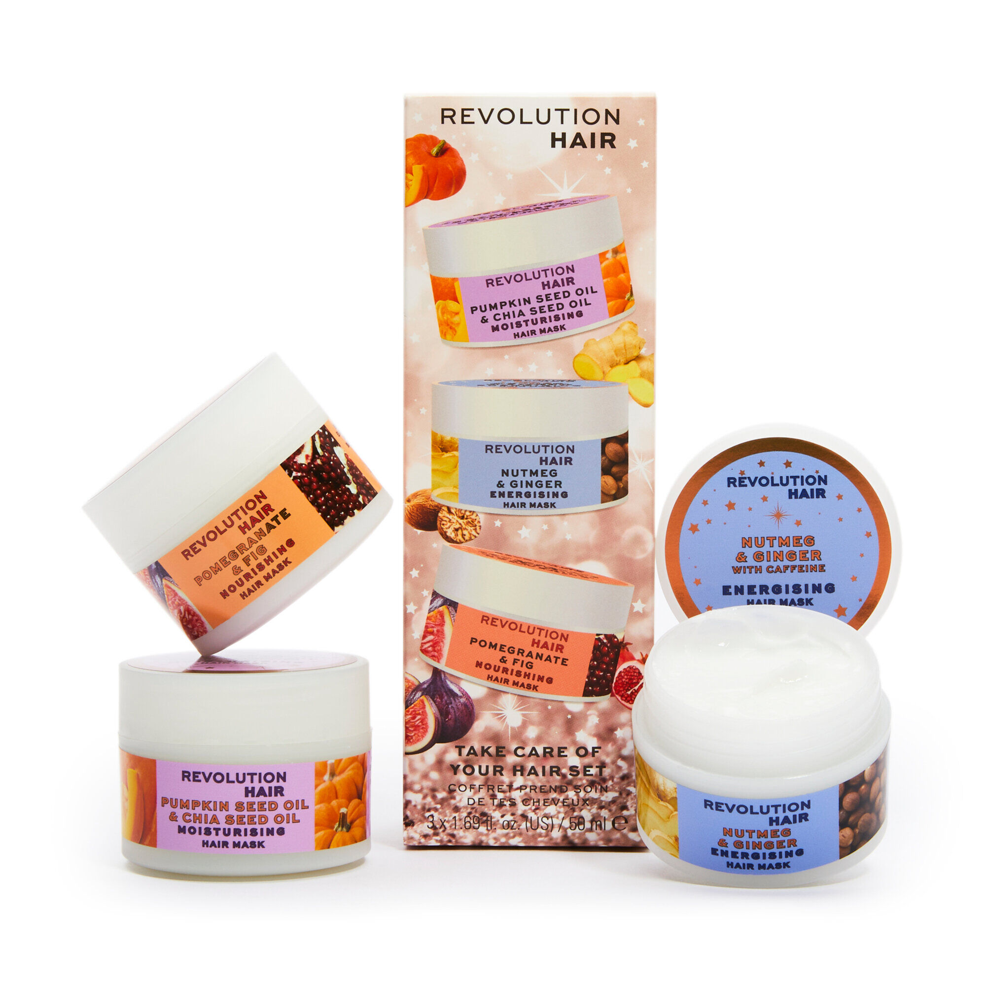 Revolution Haircare Winter Hair Mask Gift Set Revolution Beauty