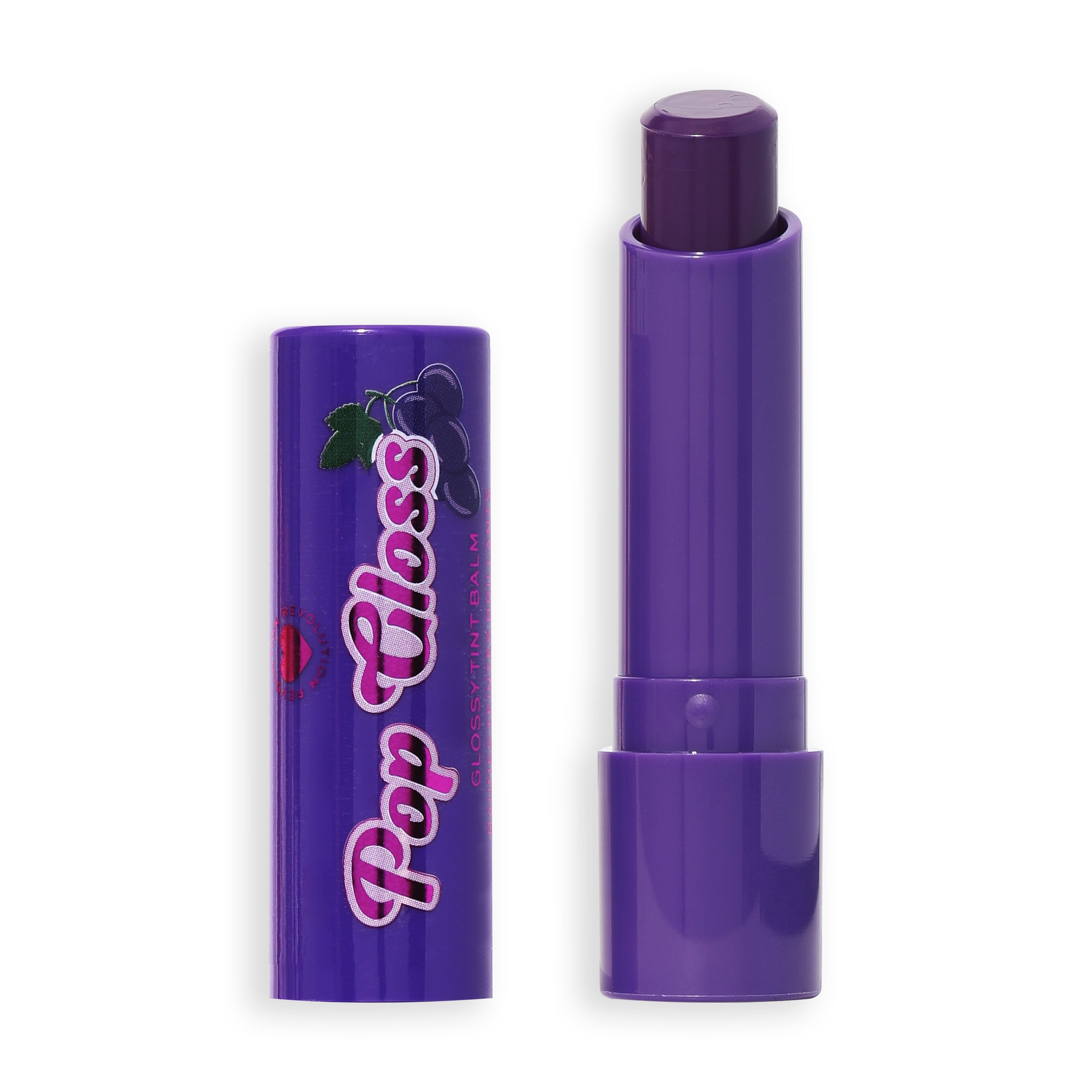 I Heart Revolution Pop Gloss Lip Balm Grape Purple