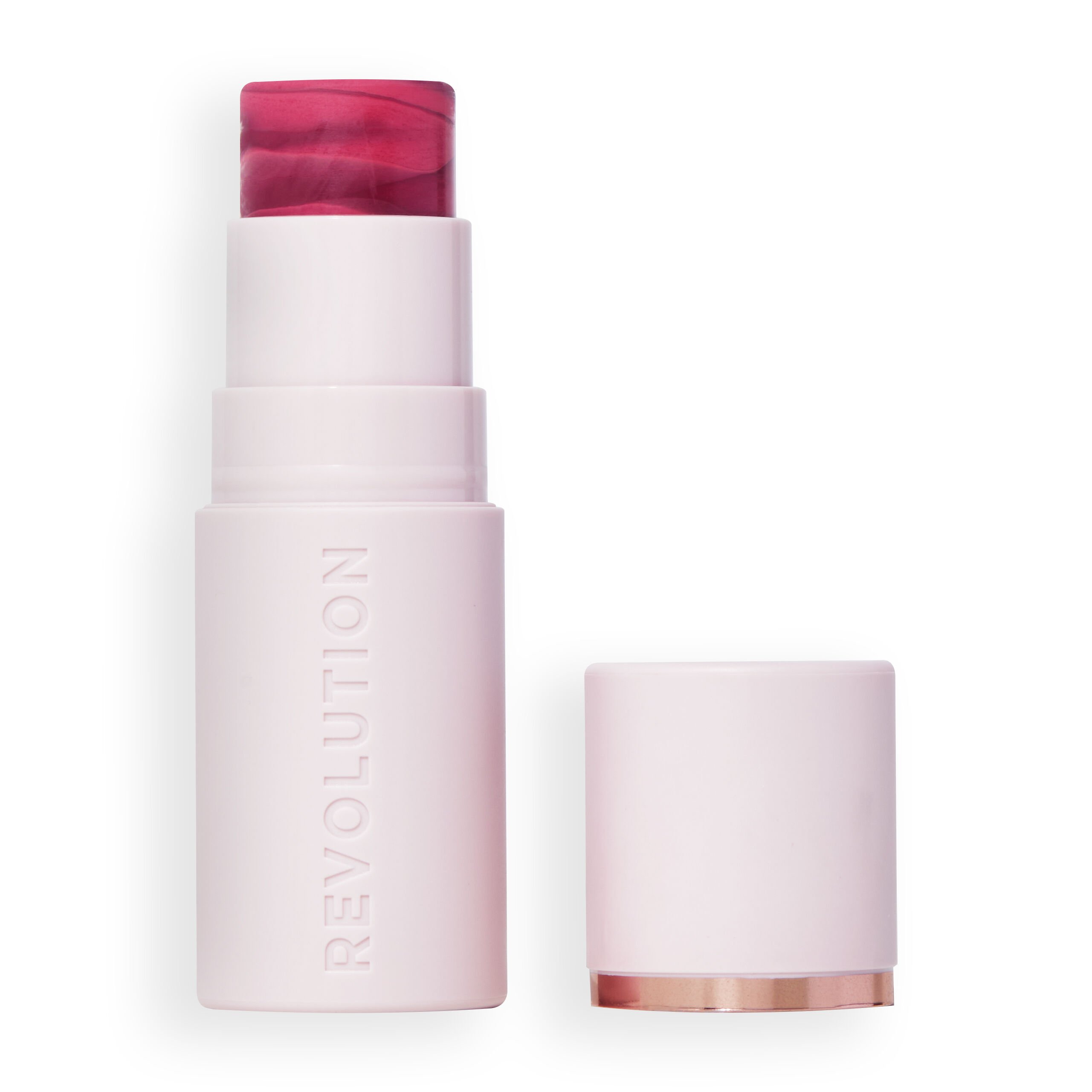 Revolution Skin Silk Marble Blush Stick Berry Flush