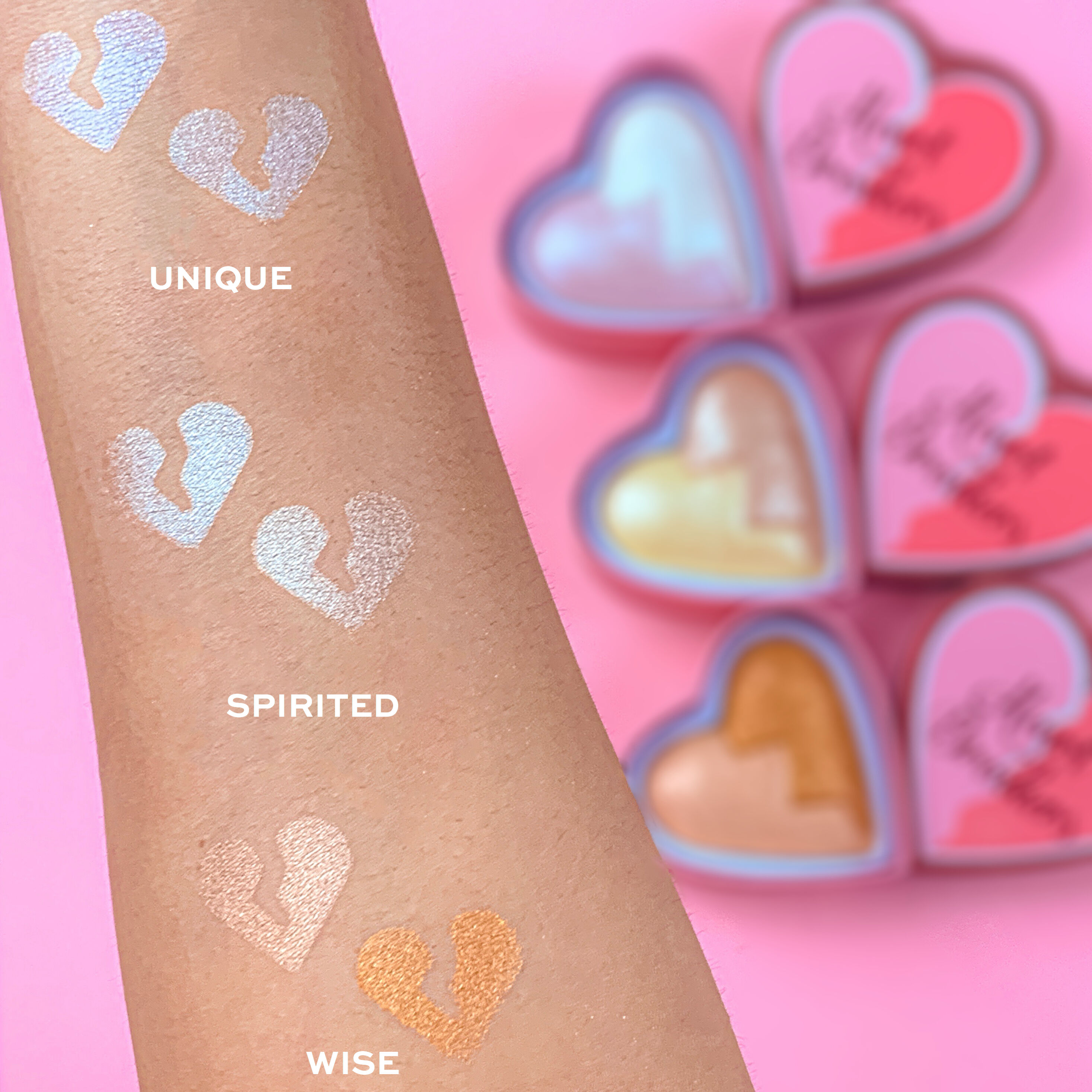 makeup revolution heart highlighter
