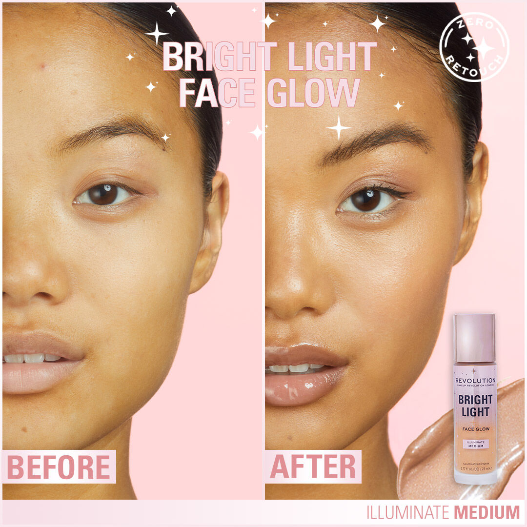 Makeup Revolution Bright Light Face Glow Illuminate Medium