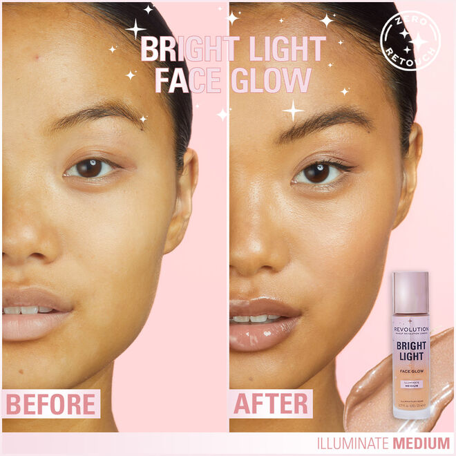 Makeup Revolution Bright Light Face Glow Illuminate Medium