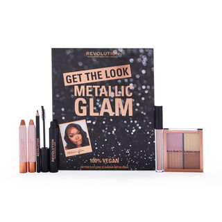 Makeup Revolution Get The Look: Metallic Glam Makeup Gift Set