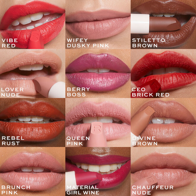 Makeup Revolution Lip Allure Soft Satin Lipstick Wifey Dusky Pink