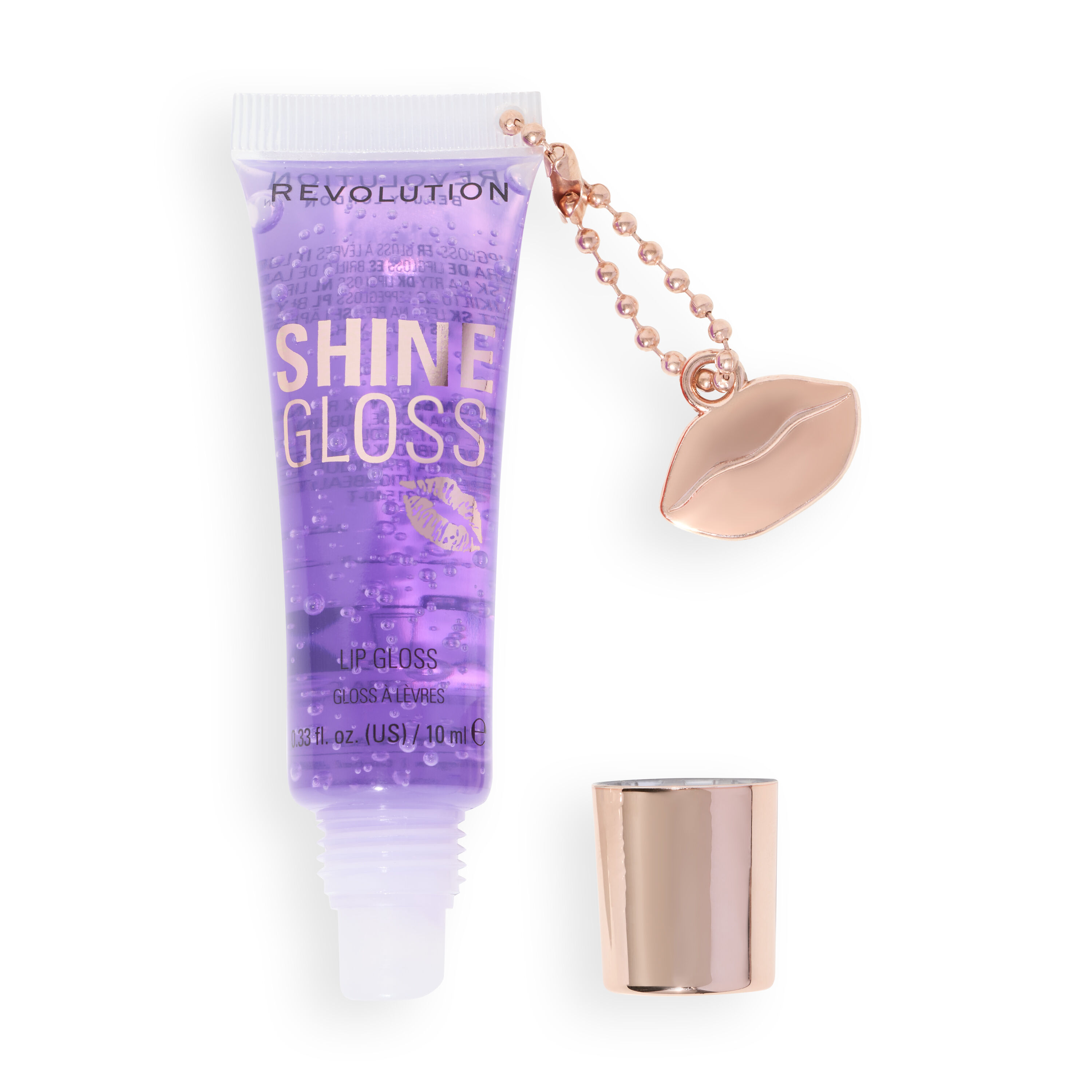 Revolution Shine Gloss Lip Gloss Purple Gummy