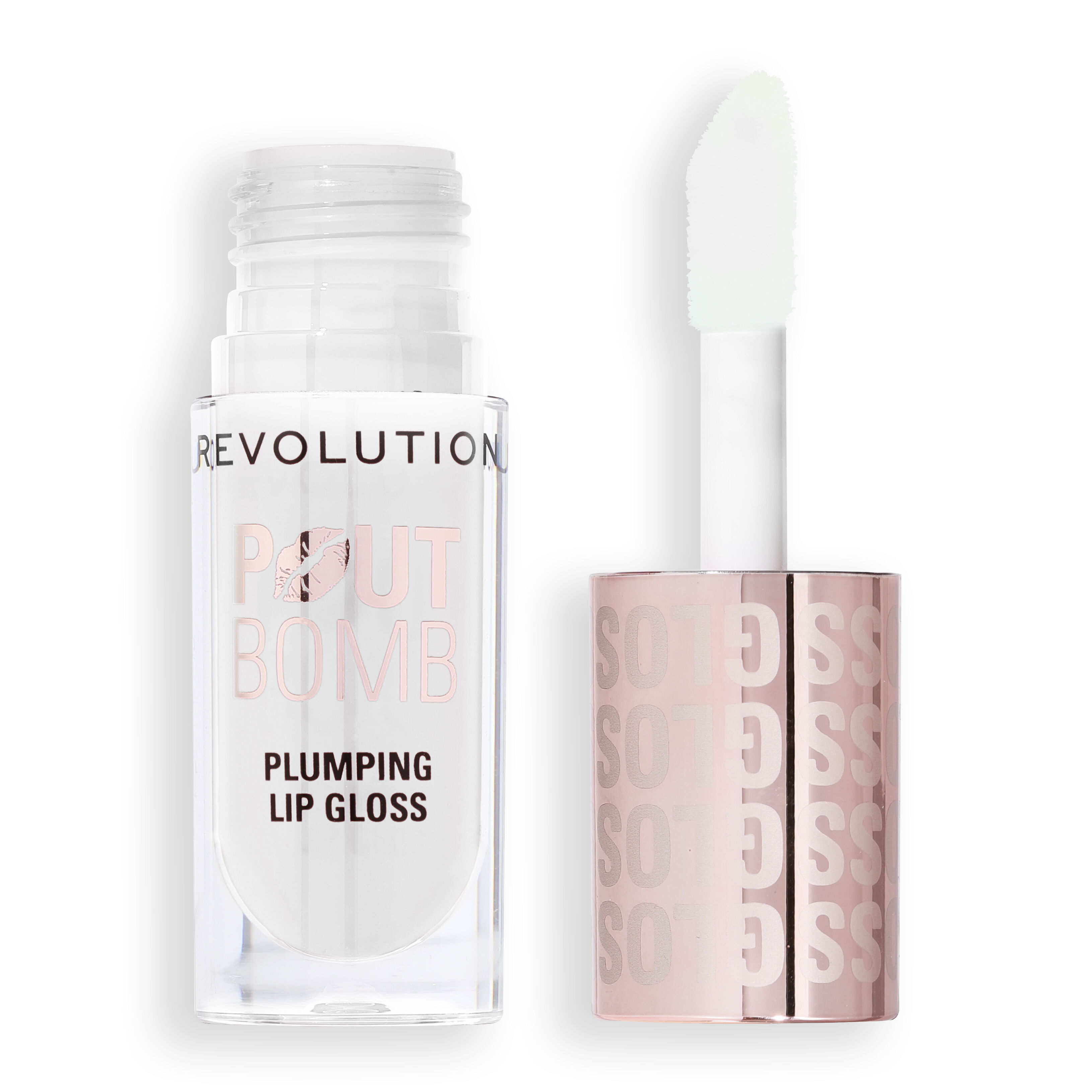 Revolution Pout Bomb Plumping Gloss Glaze Clear