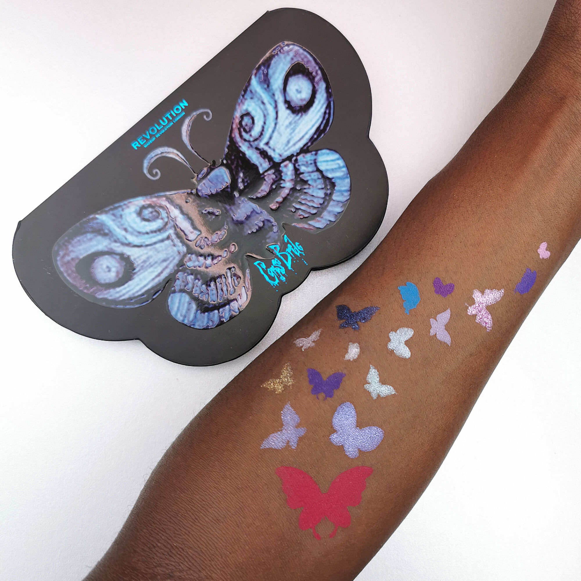 Corpse Bride X Makeup Revolution Butterfly Eyeshadow Palette
