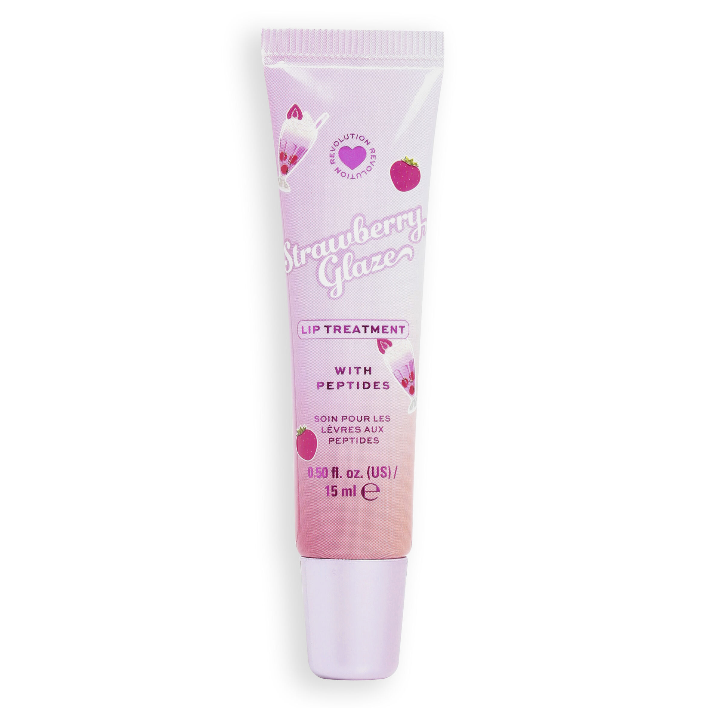 I Heart Revolution Strawberry Glaze Peptide Lip Balm Treatment