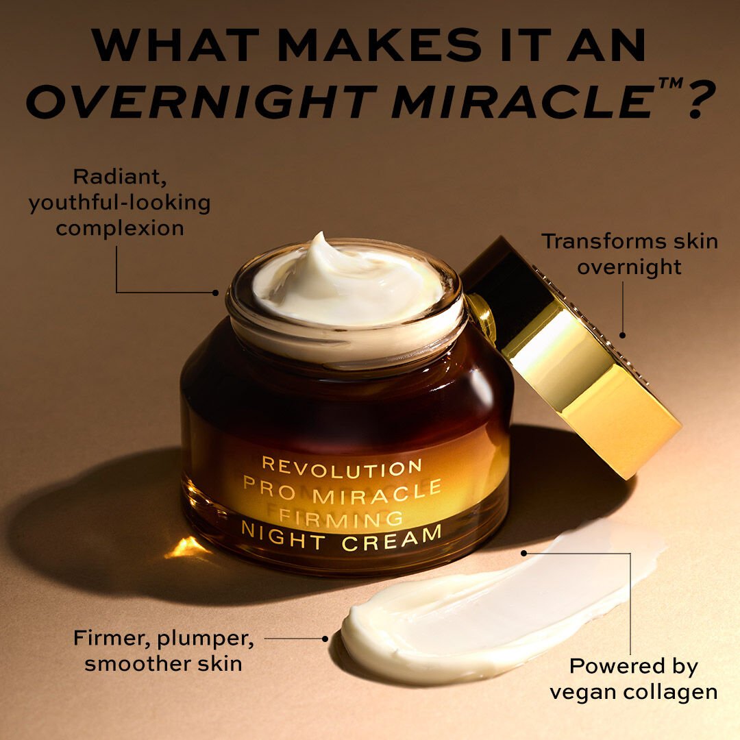 Revolution Pro Miracle Vegan Collagen Firming Night Cream