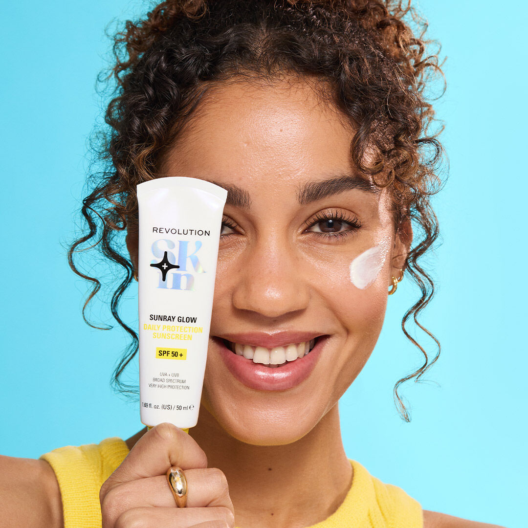 Revolution Skin Sunray Glow Daily Protection Sunscreen SPF 50+ with Vitamin C