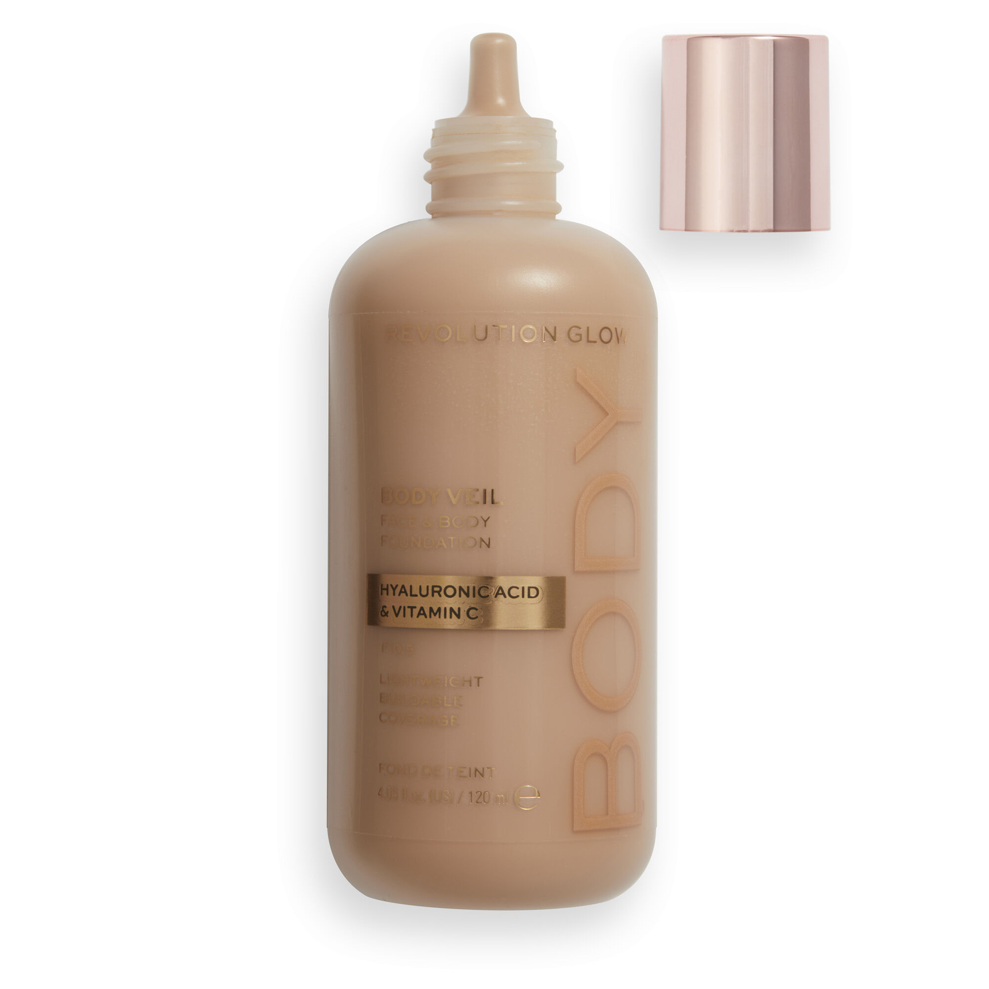 Makeup Revolution Body Veil Face & Body Foundation F10.5