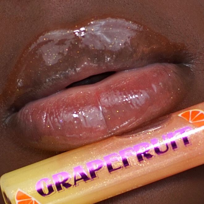 I Heart Revolution Shimmer Spritz Lip Gloss Grapefruit