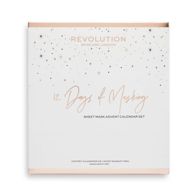 Revolution Skincare 12 Days Of Masking Sheet Mask Advent Calendar Revolution Beauty