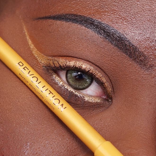 Makeup Revolution Streamline Waterline Eyeliner Pencil Gold