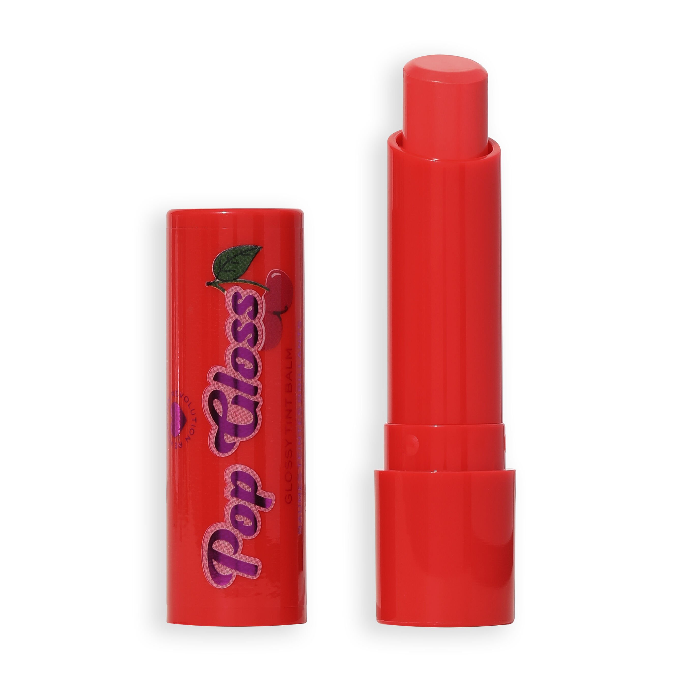 I Heart Revolution Pop Gloss Lip Balm Cherry Red