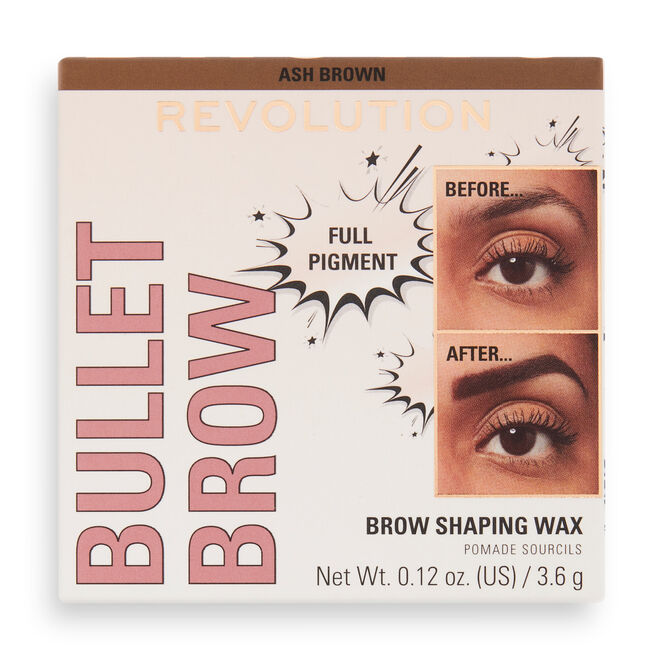 Makeup Revolution Bullet Brow Shaping Wax Medium Brown