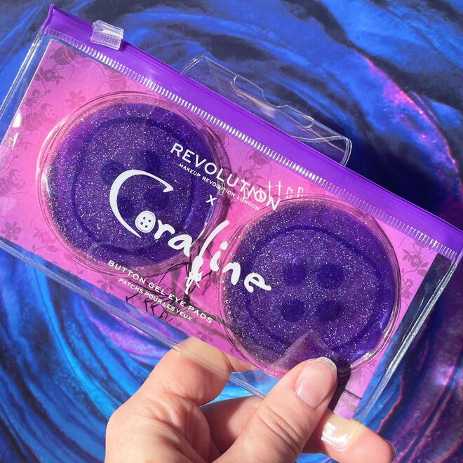 Coraline X Makeup Revolution Cooling Button Eye Pads