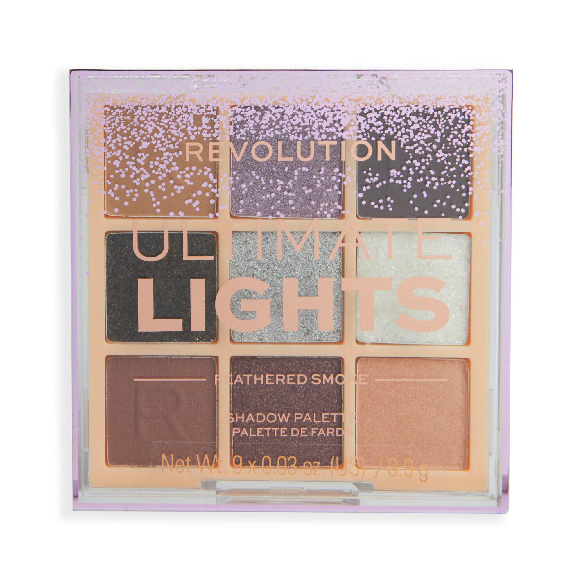 Makeup Revolution Ultimate Lights Eyeshadow Palette Feathered Smoke