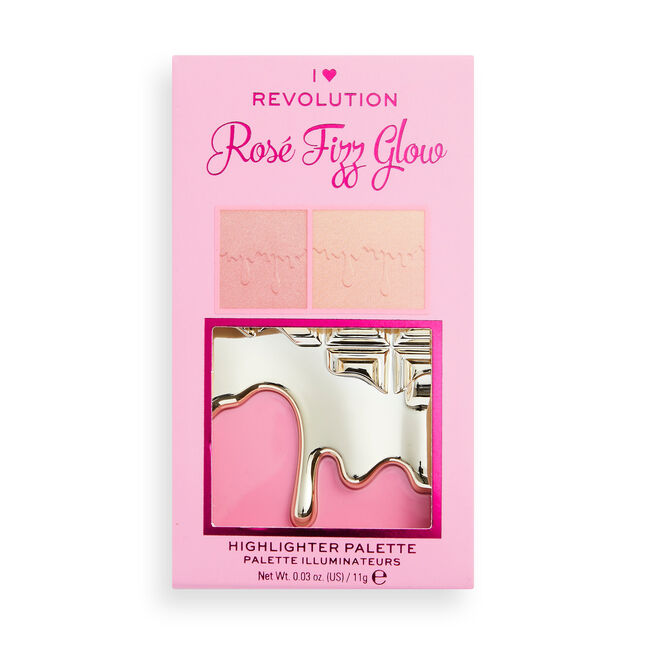 I Heart Revolution Rosé Fizz Glow Chocolate Face Palette