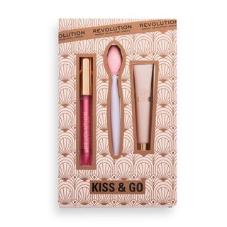 Makeup Revolution Kiss & Go Lip Care Gift Set