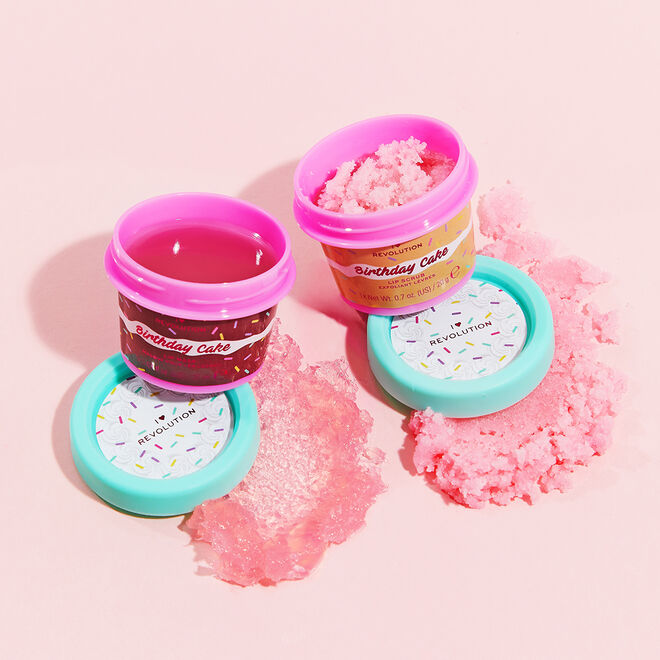 I Heart Revolution Lip Care Duo Birthday Cake Revolution Beauty