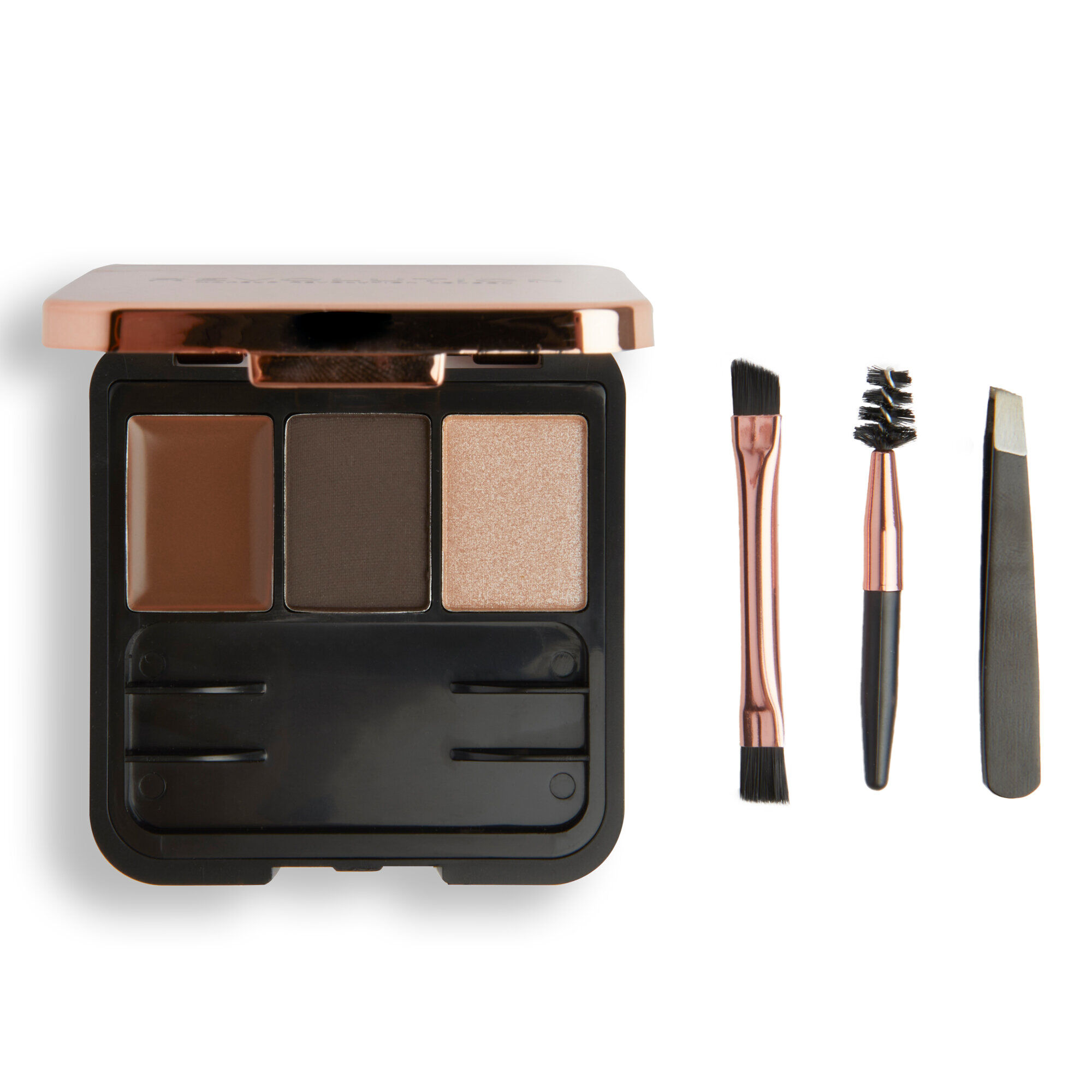 Makeup Revolution Brow Sculpt Kit Dark Brown