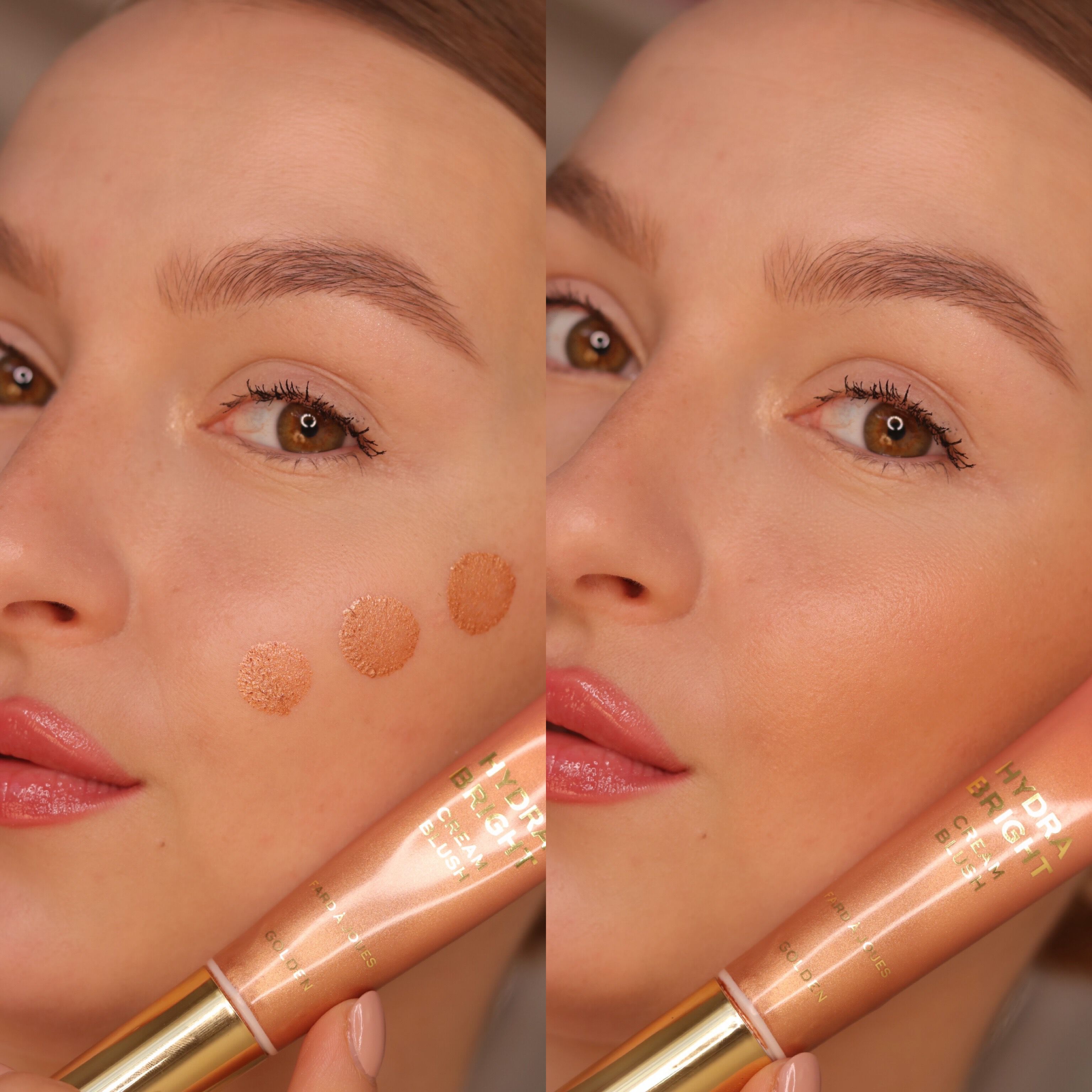 Revolution Pro Hydra Bright Cream Blush Golden