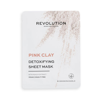 Revolution Skincare Pink Clay Detoxifying Sheet Mask