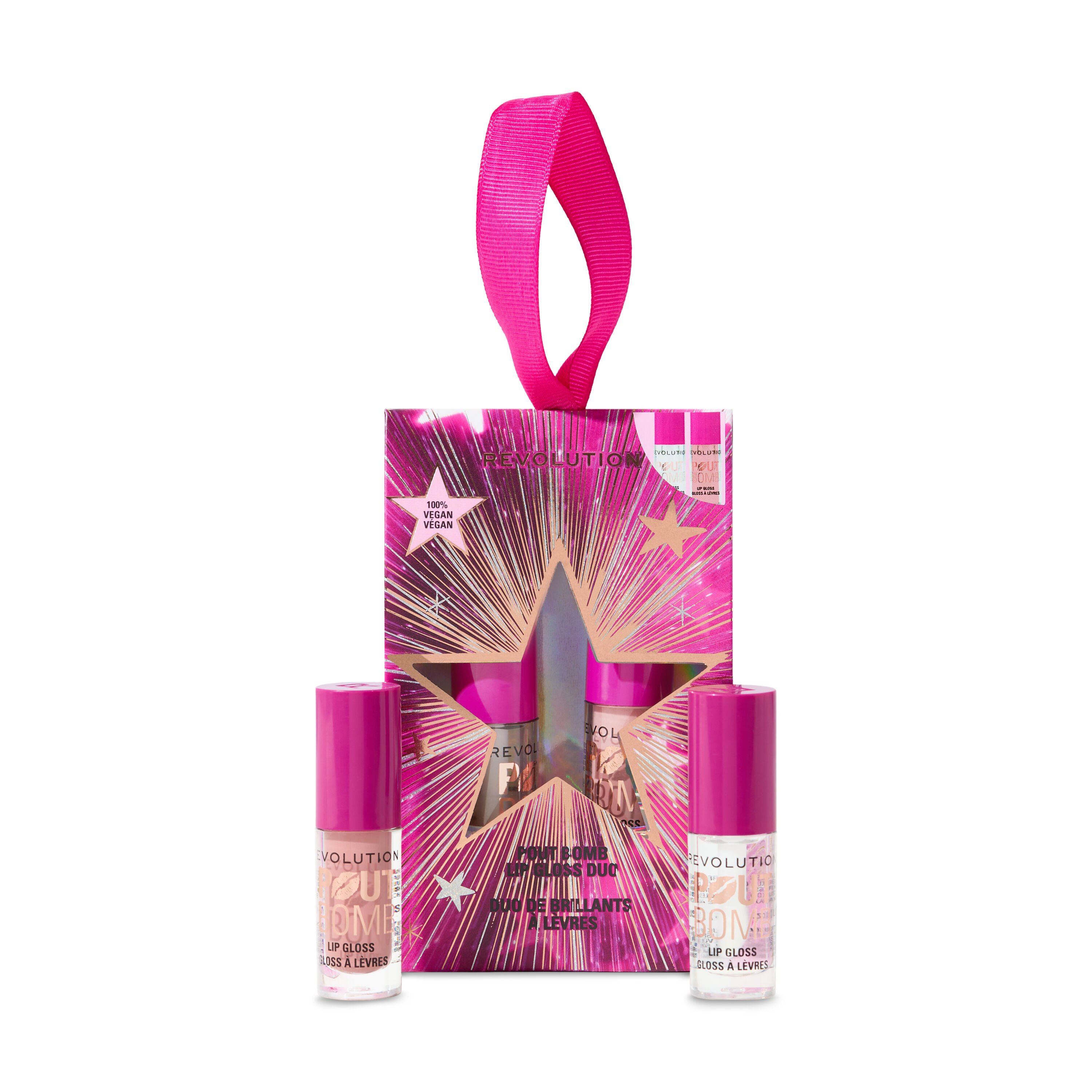 Revolution Pout Bomb Plumping Mini Lip Gloss Set