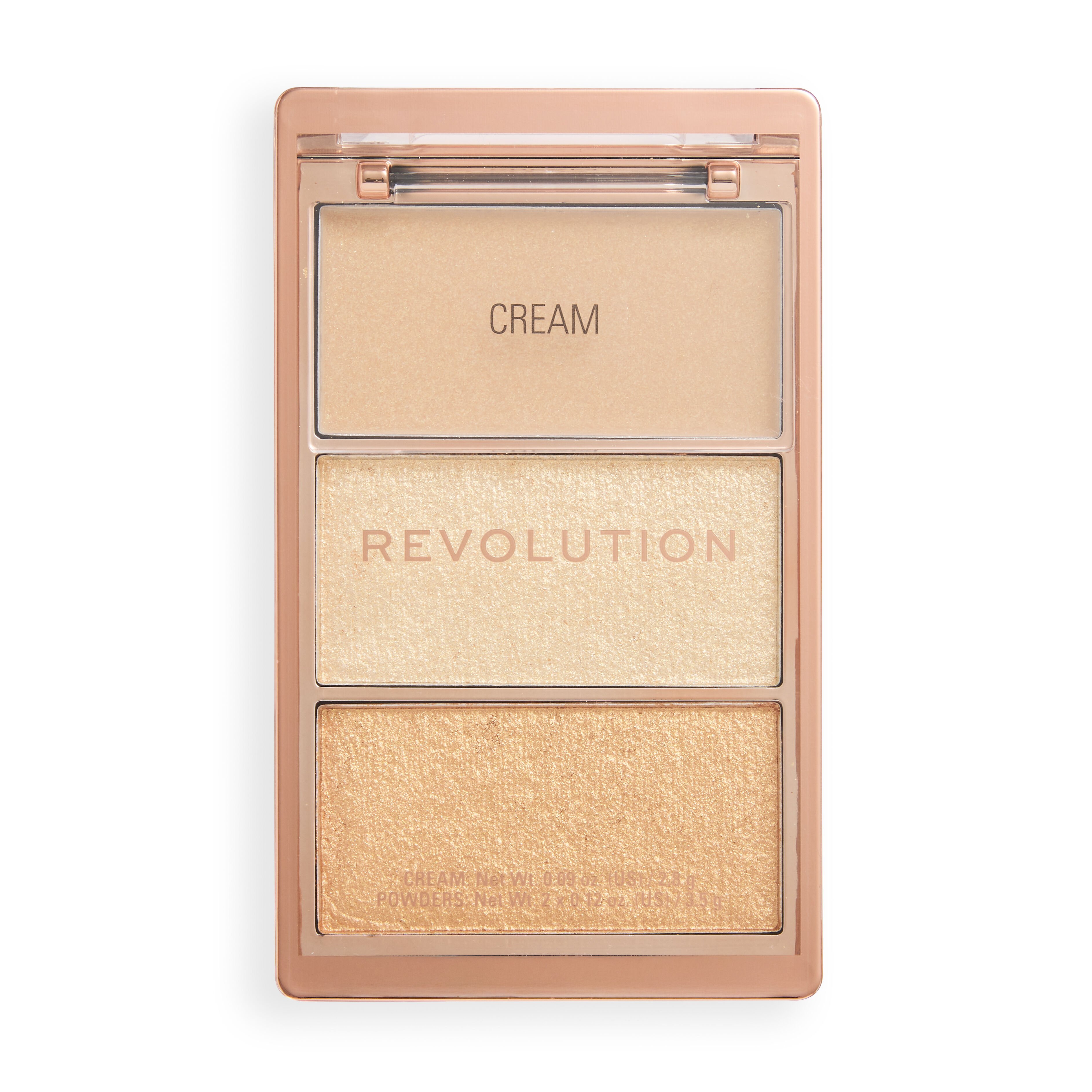 Revolution Highlight Icon Palette Rosy Gold Glow