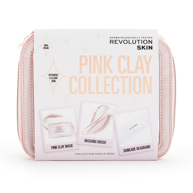 Revolution Skincare The Pink Clay Collection Skincare Gift Set