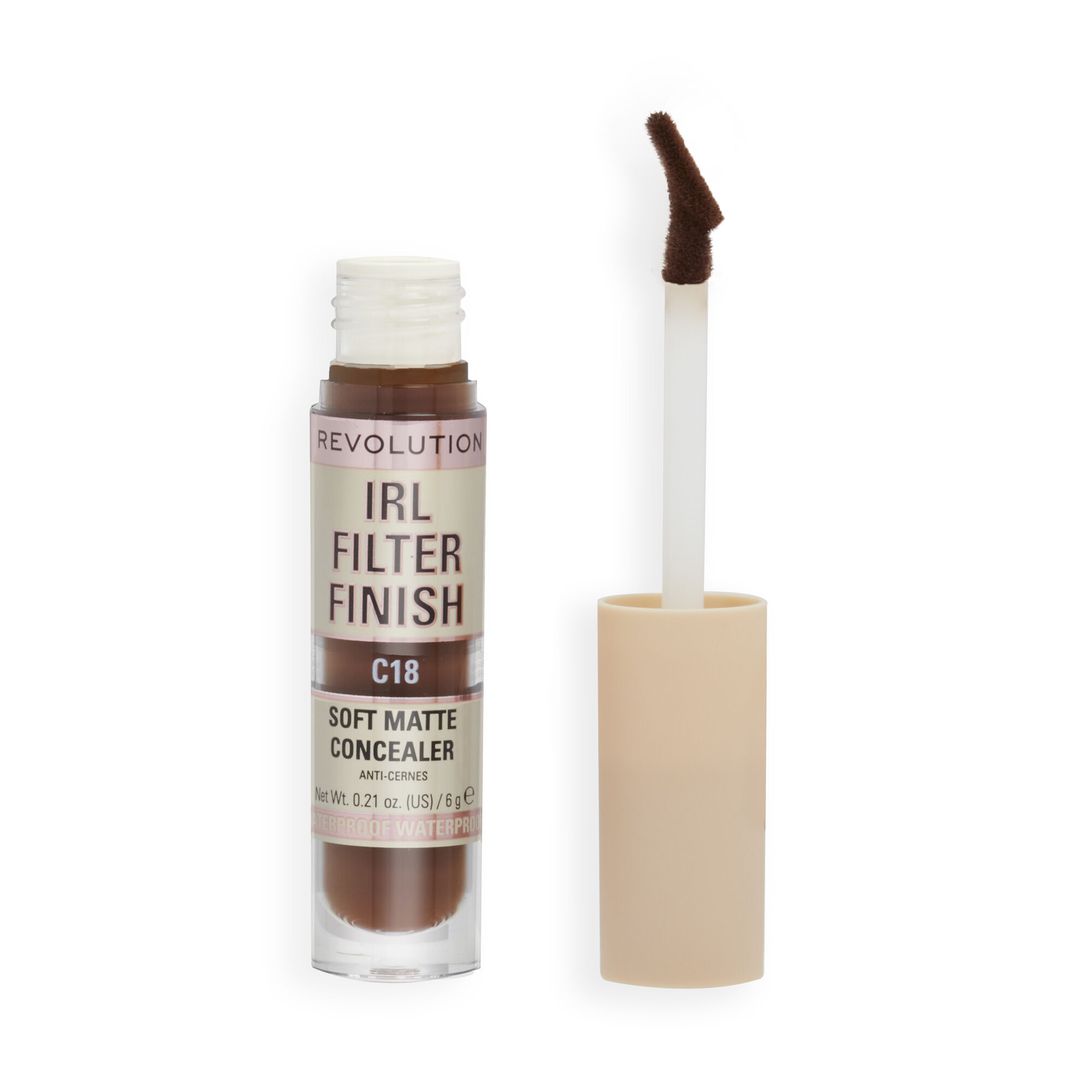 Revolution IRL Filter 16H Hydrating Full Coverage Concealer C18