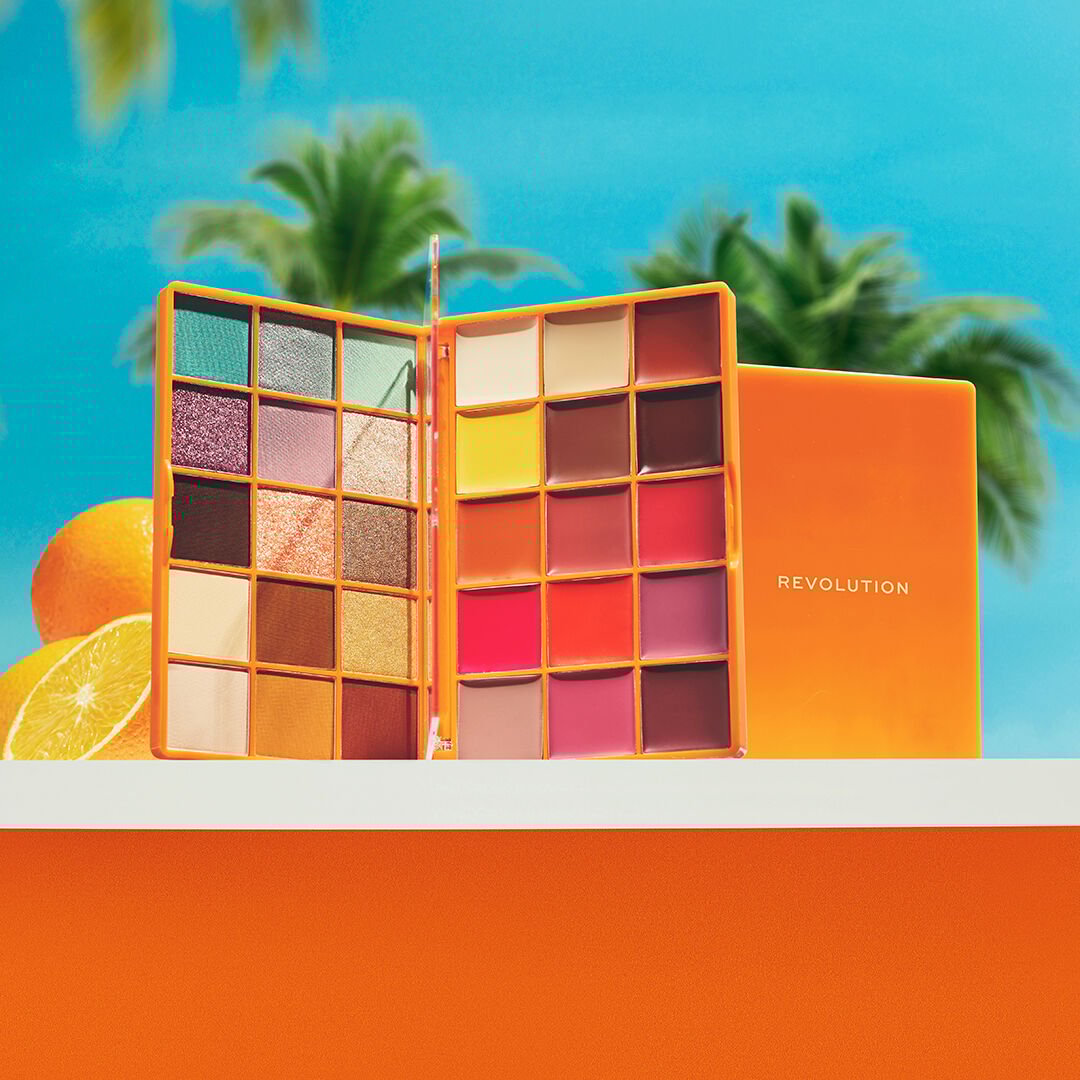 Revolution Everything Face, Eye & Lip Icon Palette Amalfi Glow