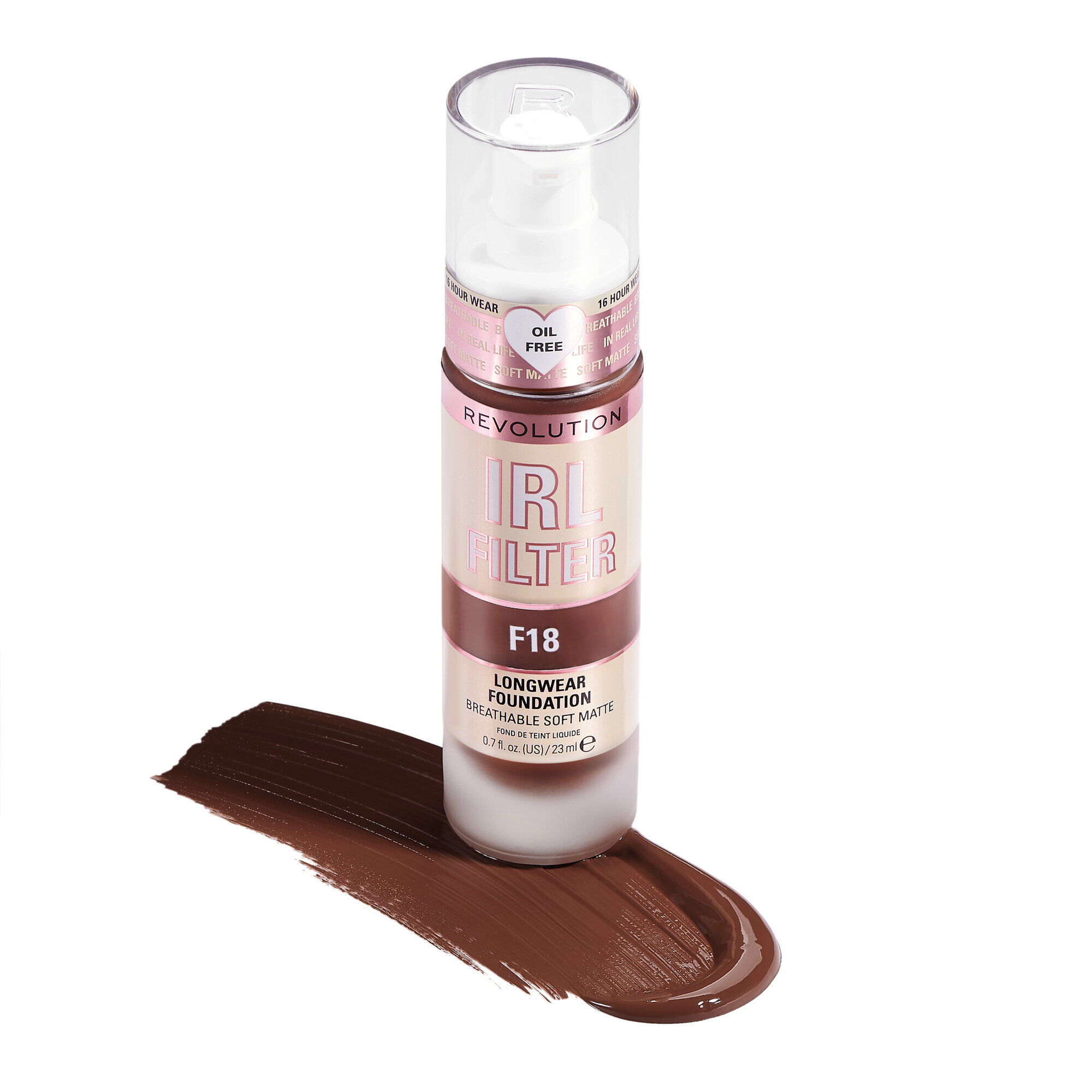Revolution IRL Filter 16H Longwear Soft Matte Foundation F18